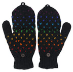 Hand Knit 100% Wool Convertible Finger less Mittens Glove Nepal - DharmaObjects