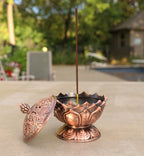 Large Heavy Duty Multi Purpose Charcoal Incense Burner 4 Inches Tall - DharmaObjects