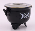 Large Metal Charcoal Screen Incense Burner (Triquetra) - DharmaObjects