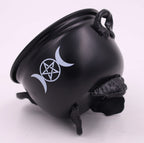 Large Metal Charcoal Screen Incense Burner (Triquetra) - DharmaObjects