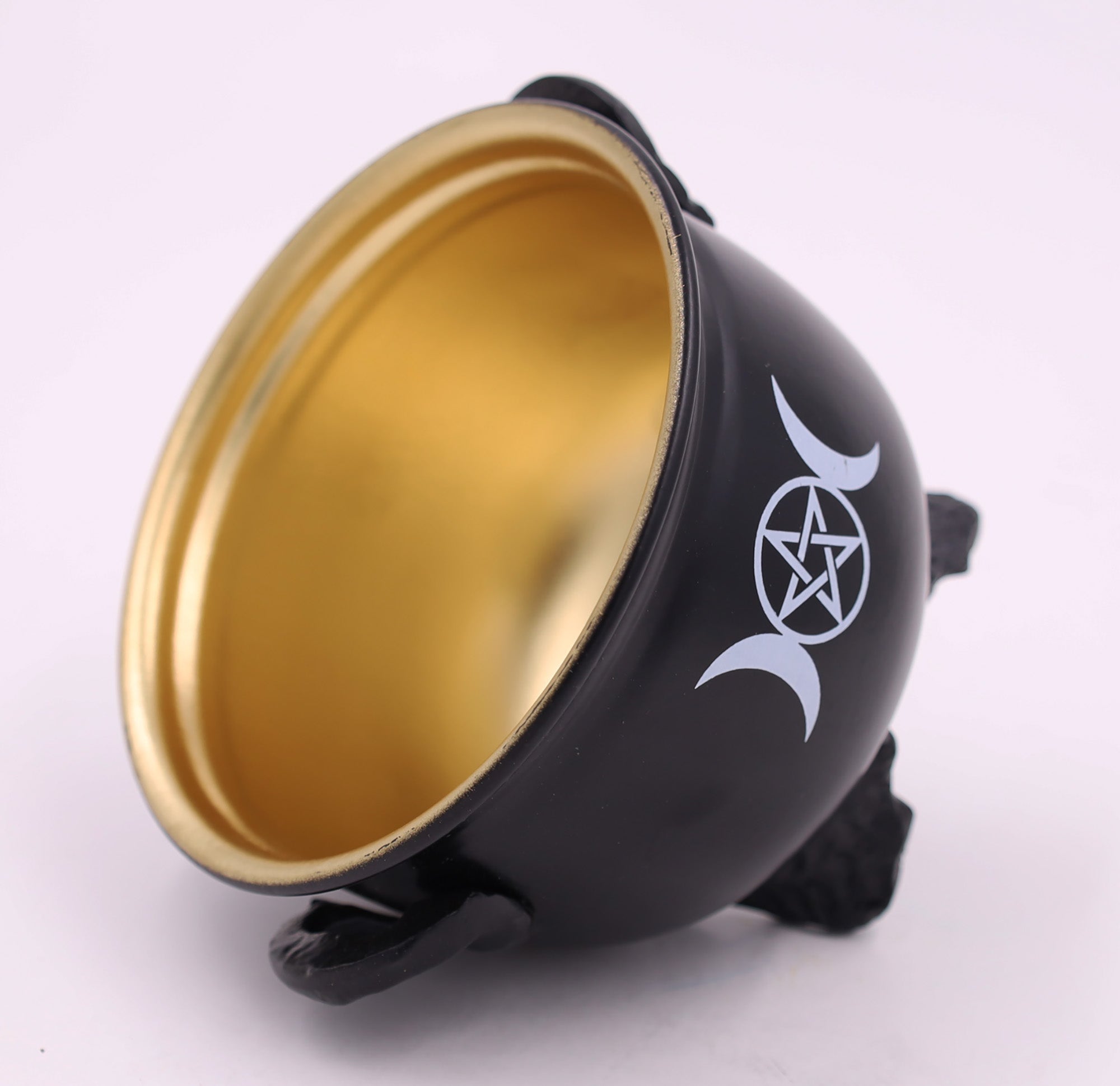 Large Metal Charcoal Screen Incense Burner (Triquetra) - DharmaObjects
