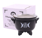Large Metal Charcoal Screen Incense Burner (Triquetra) - DharmaObjects