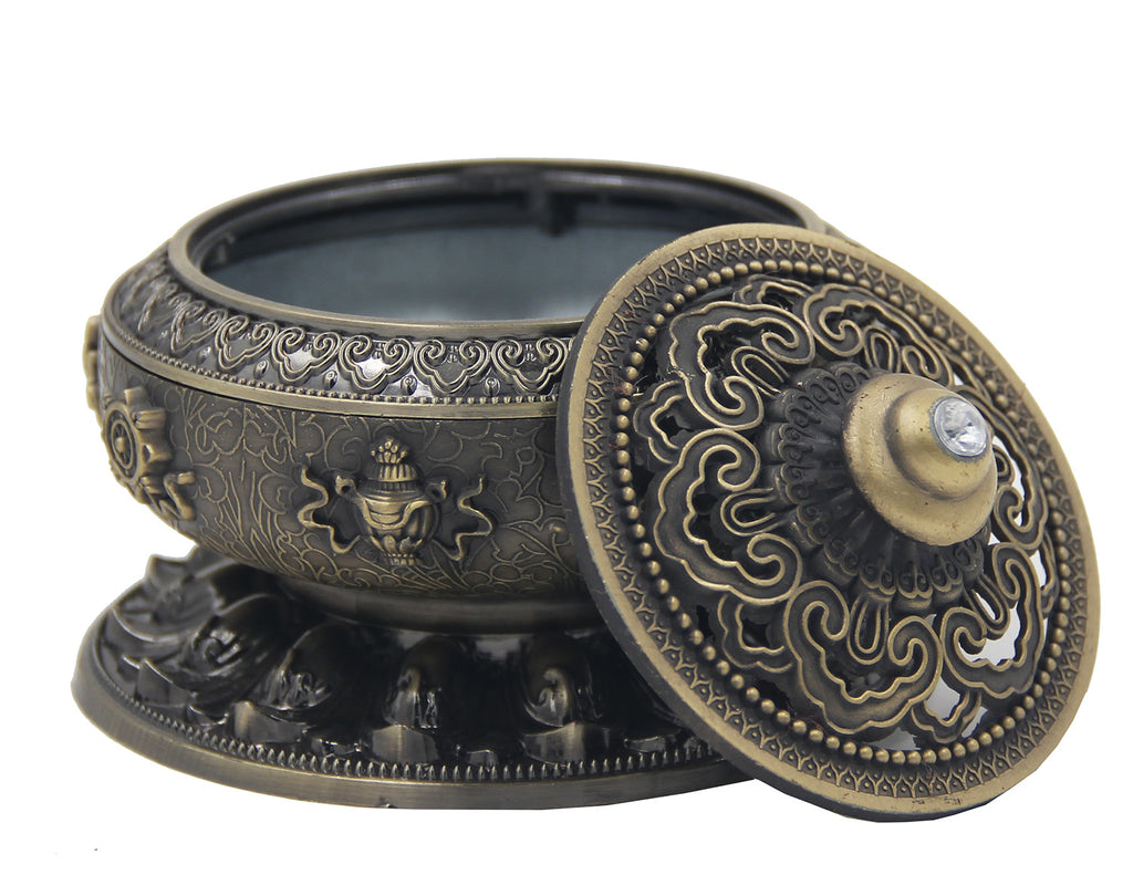 Charcoal Incense Burner 3 Inches Tall - DharmaObjects