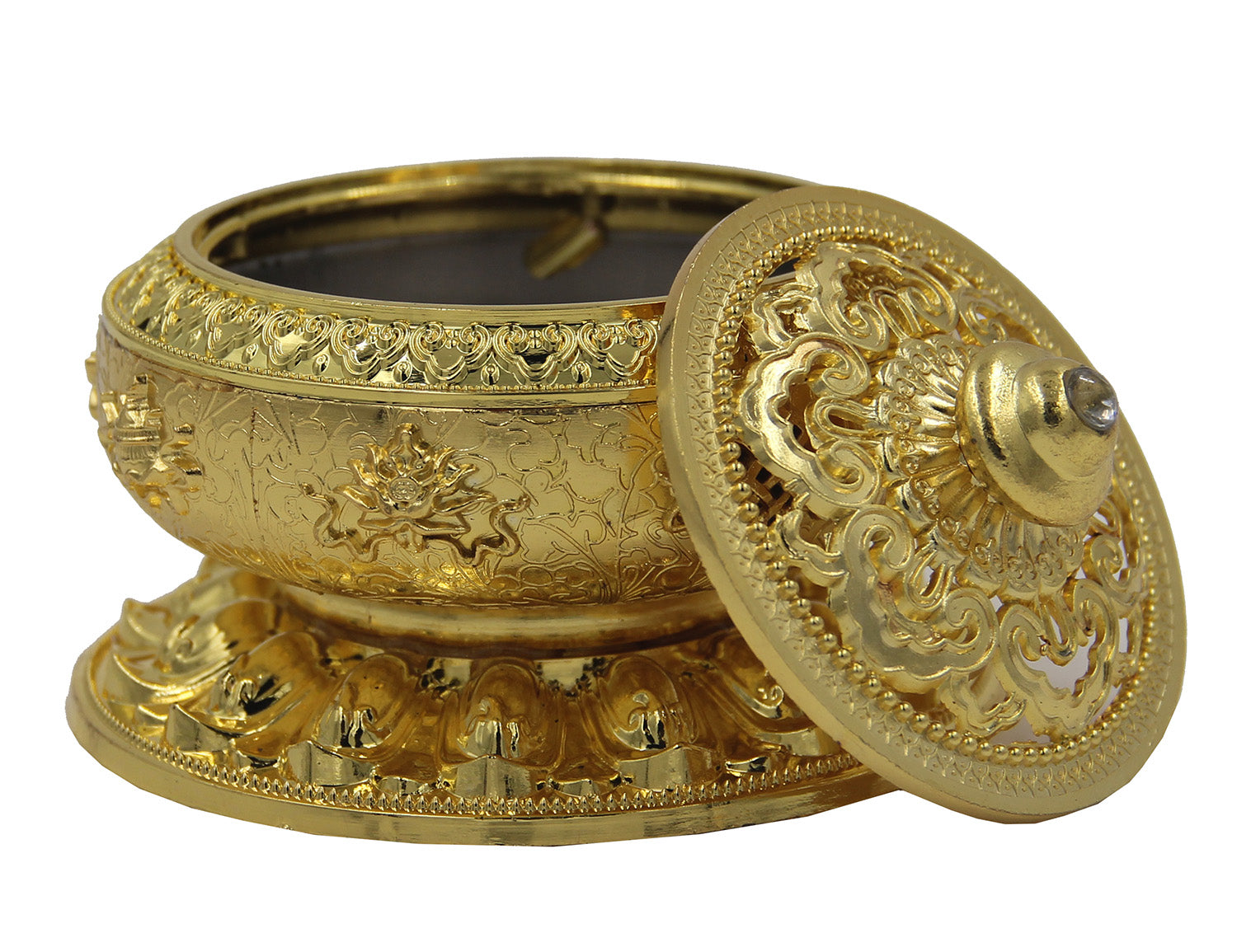 Charcoal Incense Burner 3 Inches Tall - DharmaObjects