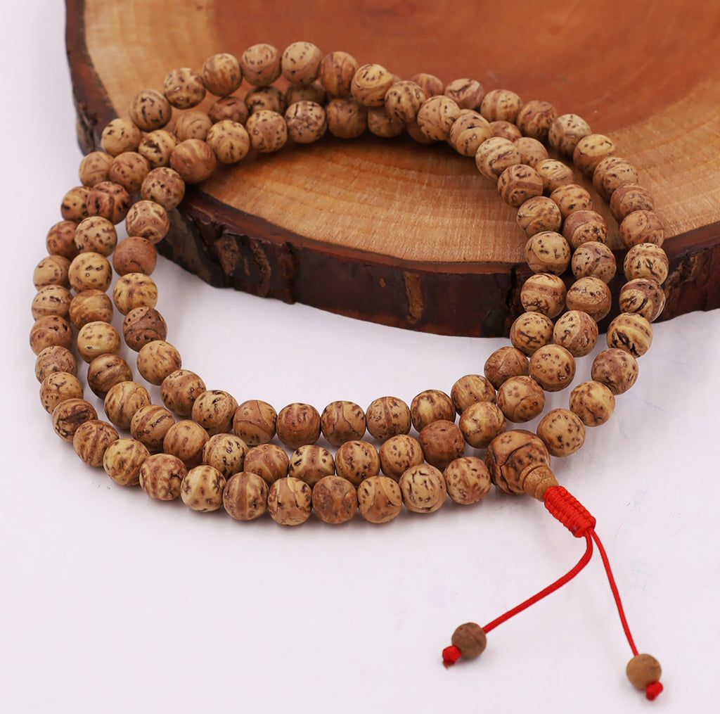 Natural Genuine Bodhi Seed Mala Prayer Mala 108 Beads - DharmaObjects