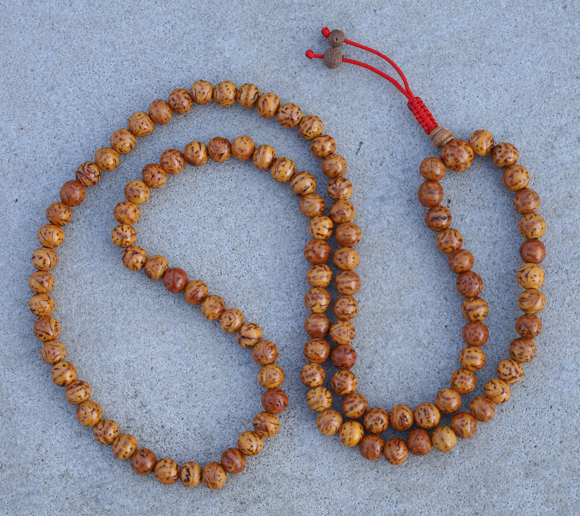 Tibetan Buddhist Meditation Bodhi Seed Mala Rosary 108 Beads With Free Mala Box - DharmaObjects
