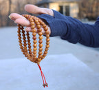 Tibetan Buddhist Meditation Bodhi Seed Mala Rosary 108 Beads With Free Mala Box - DharmaObjects