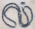 Labradorite 108 Bead Meditation Mala | Om Mani Padme Hum Prayer Beads | Buddhist Gemstone Japa Mala | Yoga Spiritual Necklace Gift - DharmaObjects