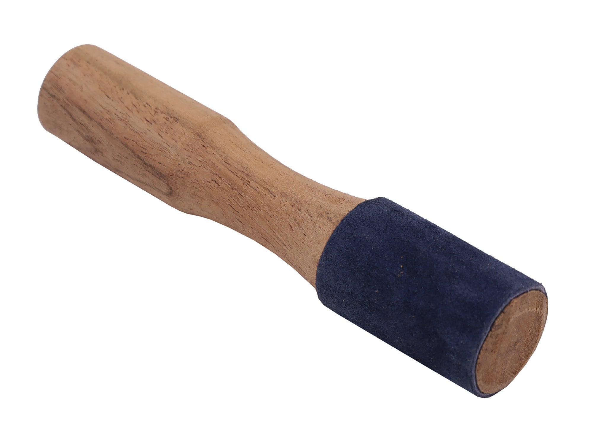 Tibetan Hard Wood Easy Play Singing Bowl Leather-Wrapped Striker, Mallet - DharmaObjects