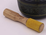 Tibetan Hard Wood Easy Play Singing Bowl Leather-Wrapped Striker, Mallet