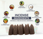 Namaste India Premium Backflow Cone Incense Gift Pack 6 Box - DharmaObjects