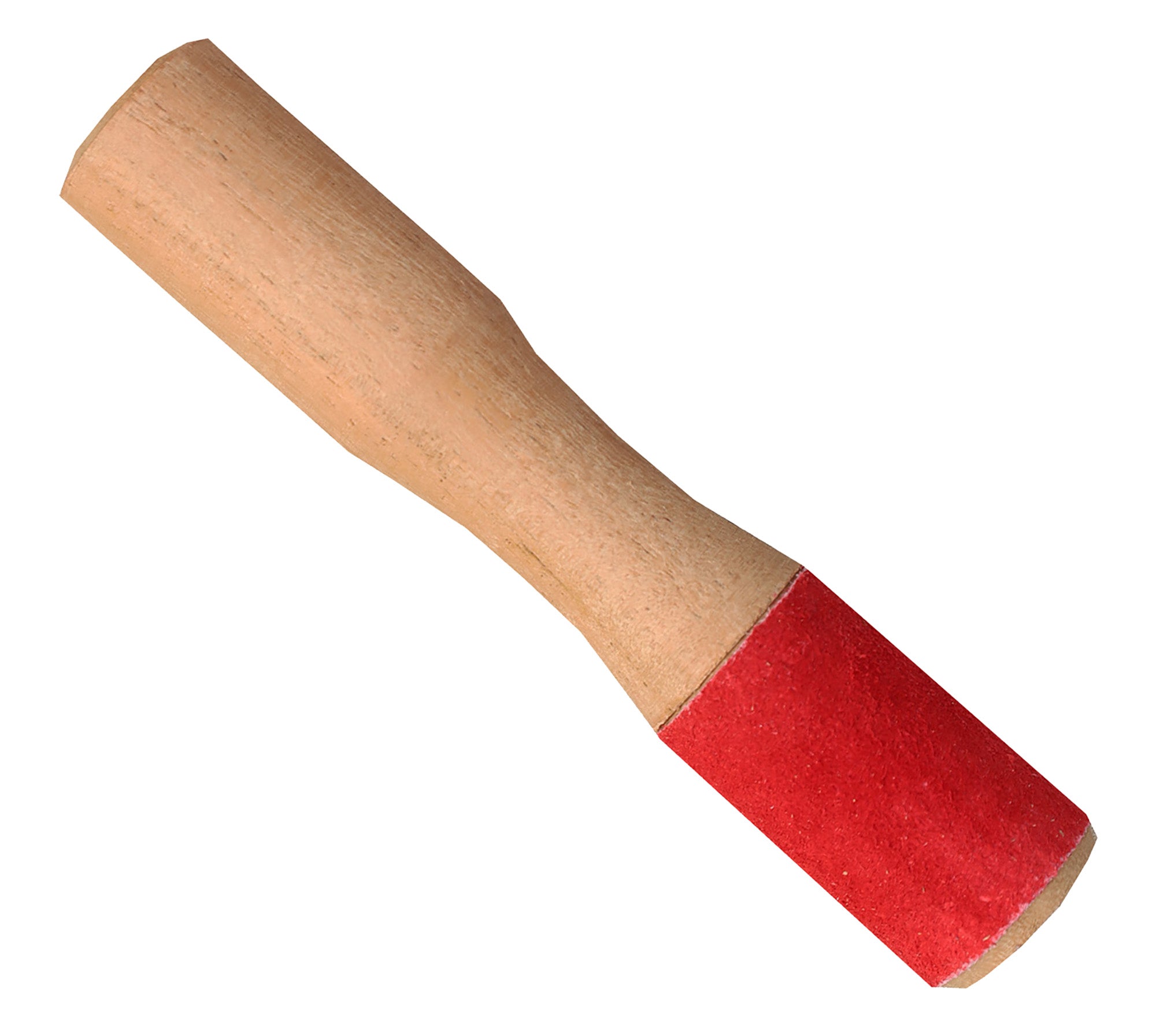 Tibetan Hard Wood Easy Play Singing Bowl Leather-Wrapped Striker, Mallet - DharmaObjects
