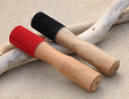 Tibetan Hand Carved Easy Play Suede 2 In 1 Wooden Singing Bowl Striker Beater Mallet