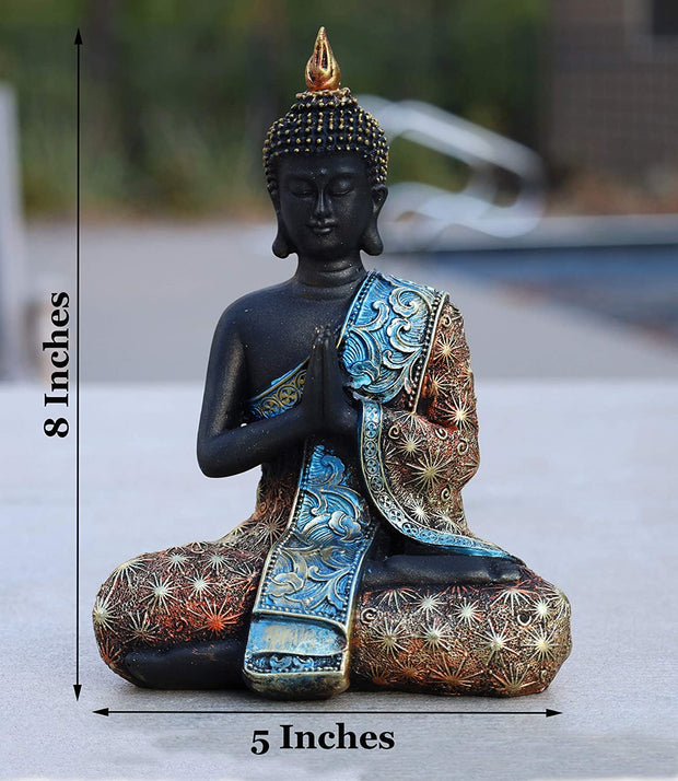 Namaskara Buddha Statue Buddha Statue for Home Meditation Gift 8 Inches Tall