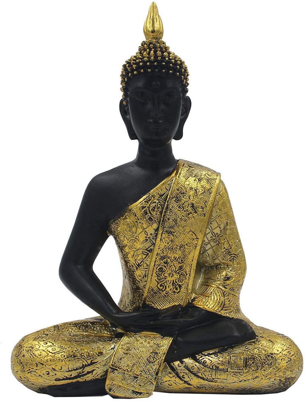 Thai Buddha Meditating Peace Harmony Statue 11” Tall - DharmaObjects