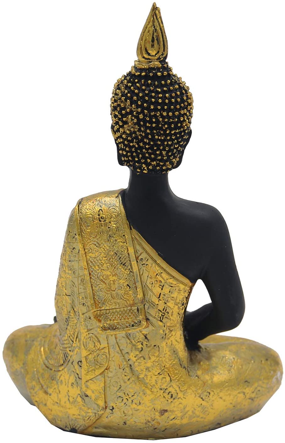Golden Buddha Statue for Home Altar Shrine Meditation Room - DharmaObjects