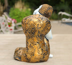 Napping Buddha Statue Asian Art Decor Cold Cast - DharmaObjects