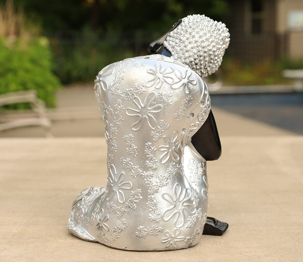 Napping Buddha Statue Asian Art Decor Cold Cast - DharmaObjects