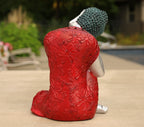 Napping Buddha Statue Asian Art Decor Cold Cast - DharmaObjects