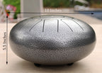 Steel Tongue Drum 11 Notes 10 Inches Tank Drum, Handpan Drum, Chakra Drum, Percussion with Padded Travel Bag and Mallets