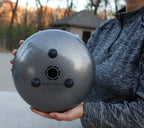 Chakra Steel Tongue Drum 10 Inches Tank Drum, Handpan Drum, Percussion with Padded Travel Bag and Mallets (Silver Gray)