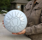 Steel Tongue Drum 11 Notes 10 Inches Tank Drum, Handpan Drum, Chakra Drum, Percussion with Padded Travel Bag and Mallets