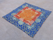 Tibetan Buddhist Lotus Silk Brocade Table Runner/Shrine Cover/Altar Cloth/Table Cover