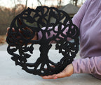 Handcrafted Wooden Celtic Tree of Life Wall Decor Hanging Art - DharmaObjects