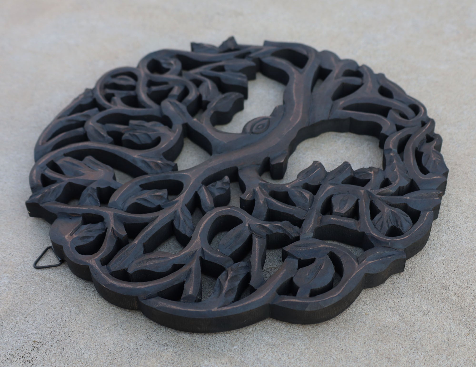 Handcrafted Wooden Celtic Tree of Life Wall Decor Hanging Art - DharmaObjects