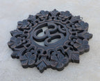 Handcrafted Wooden Om Wall Decor Hanging Art - DharmaObjects