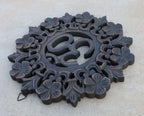 Handcrafted Wooden Om Wall Decor Hanging Art - DharmaObjects