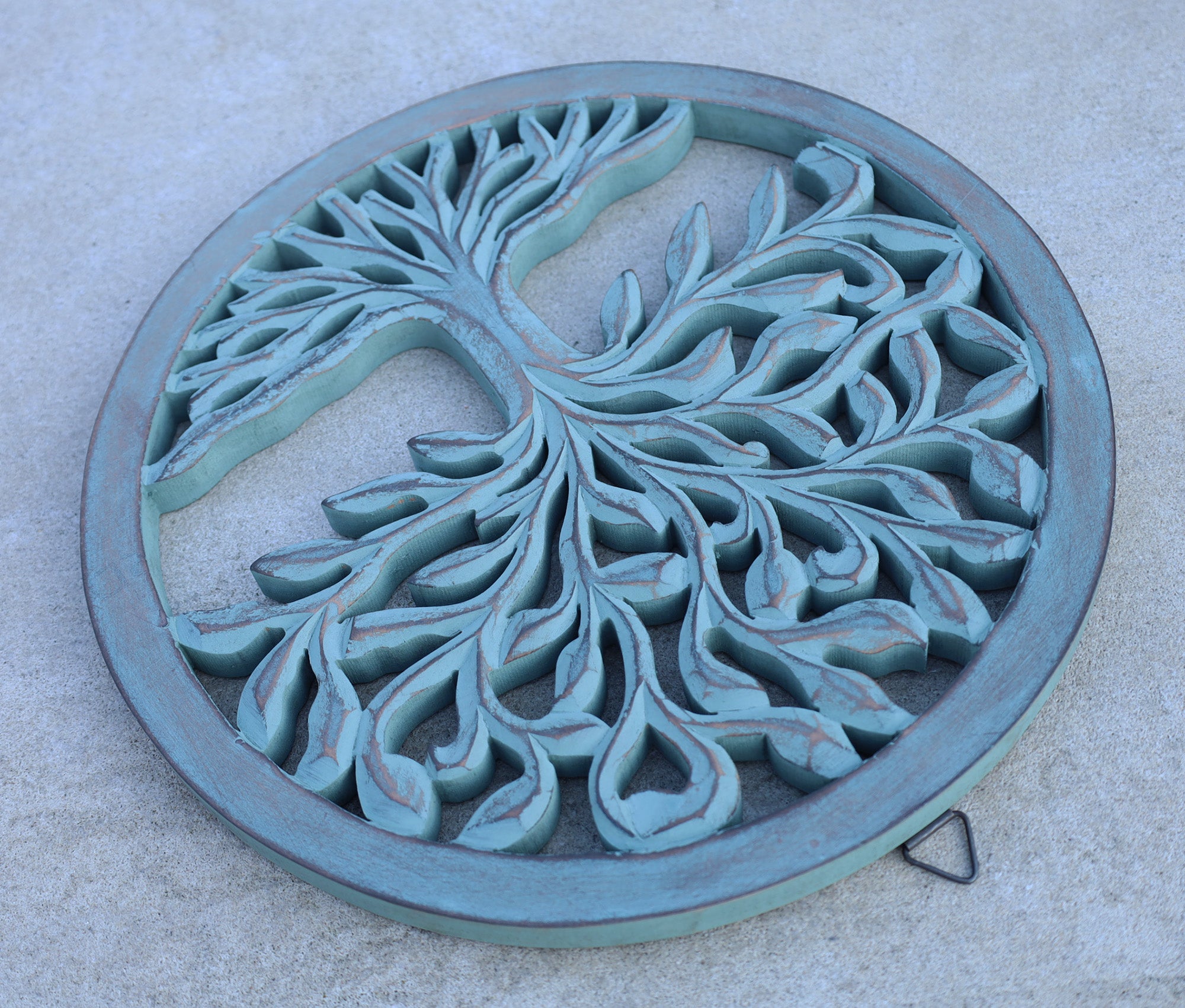 Handcrafted Wooden Tree of Life Wall Decor Hanging Art - DharmaObjects