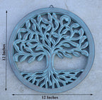 Handcrafted Wooden Tree of Life Wall Decor Hanging Art - DharmaObjects