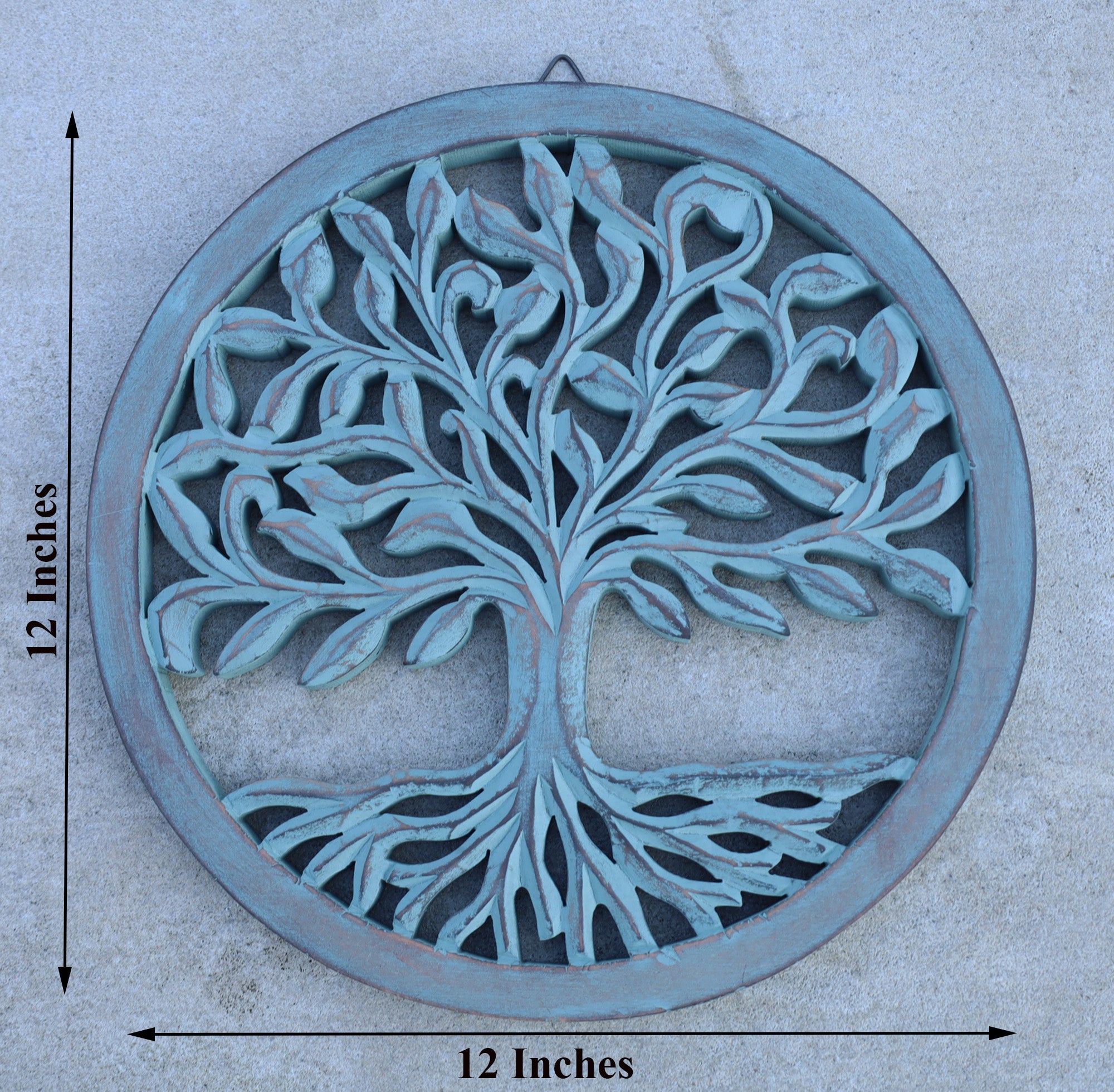 Handcrafted Wooden Tree of Life Wall Decor Hanging Art - DharmaObjects