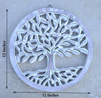 Handcrafted Wooden Tree of Life Wall Decor Hanging Art - DharmaObjects