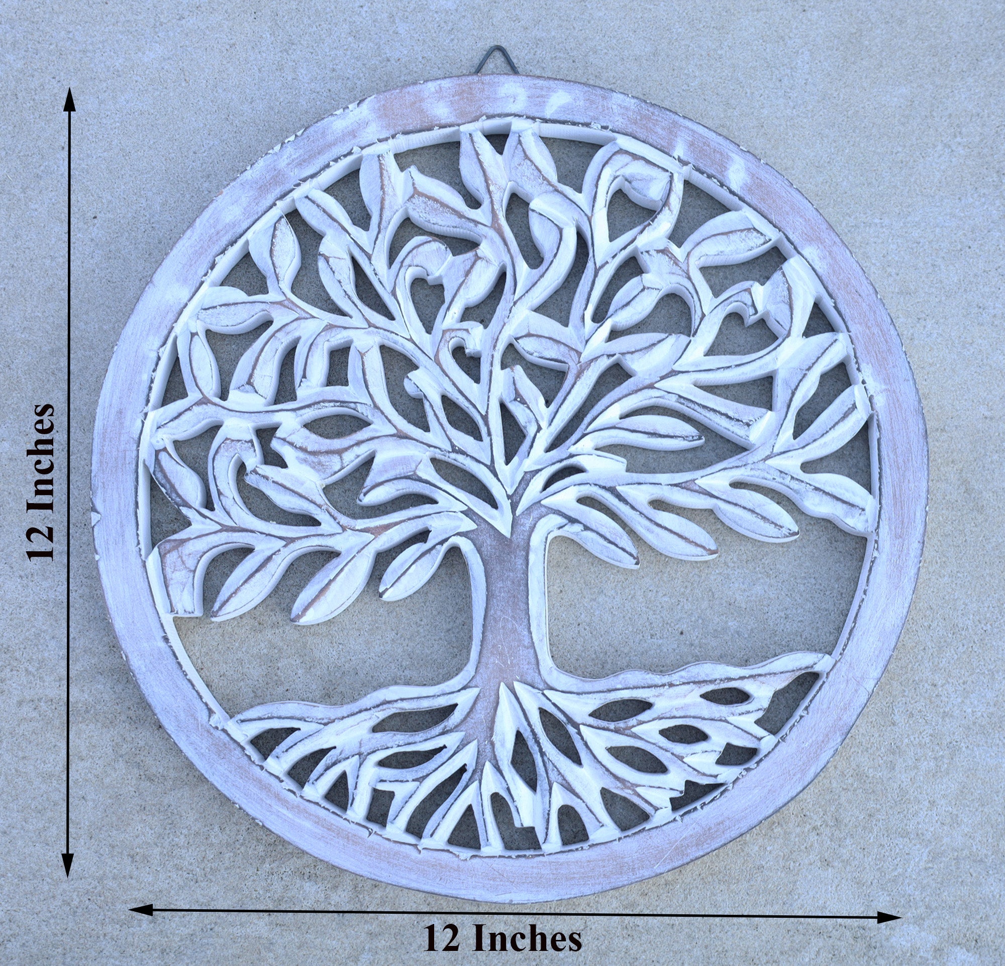 Handcrafted Wooden Tree of Life Wall Decor Hanging Art - DharmaObjects