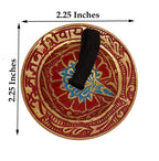 2 Pairs Brass Om Namah Shivaya Finger Cymbals Zills for Belly Dancing - DharmaObjects