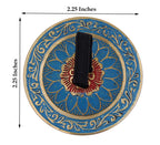 2 Pairs Brass Lotus Flower Finger Cymbals Zills for Belly Dancing