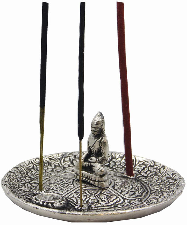 Tibetan Buddha Incense Burner Holder - DharmaObjects