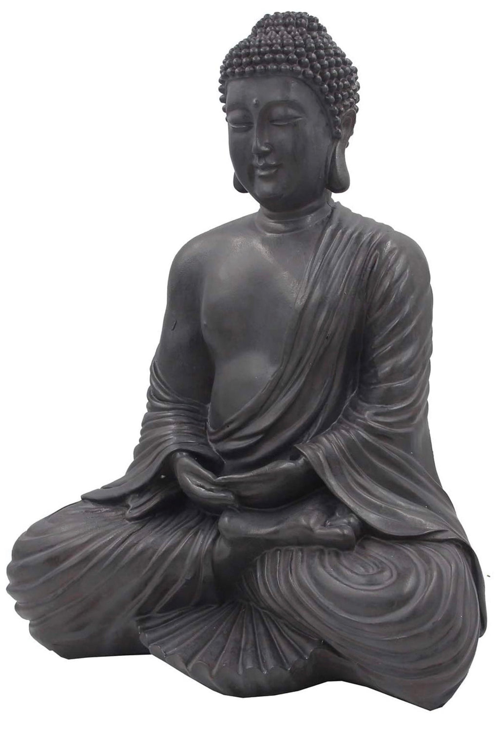 Meditating Buddha Mindfulness Peace Harmony Statue 16” Tall - DharmaObjects