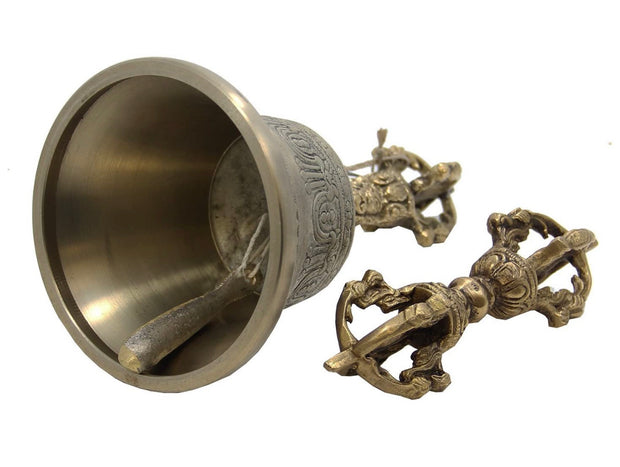 Large Tibetan Meditation BELL and DORJE Set