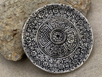 Premium Tibetan Plate Incense Burner Holder Made from Recycled Aluminum 3 in 1. - DharmaObjects