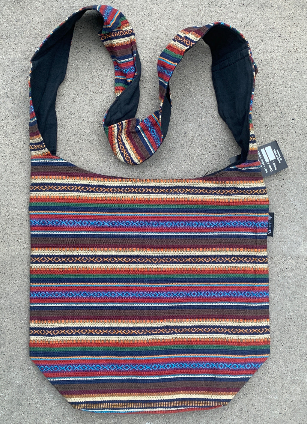 Handloom Hobo Bohemian Sling Crossbody Bag - DharmaObjects