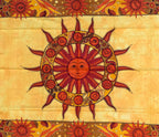 Sun Zodiac Tapestry Wall Decor Hanging 80”X50” - DharmaObjects