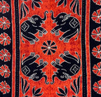 Indian Elephants Mandala Tapestry 80”X50” - DharmaObjects