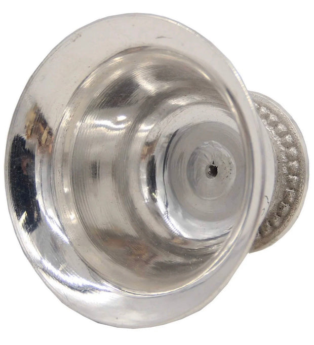 Tibetan Buddhist Silver Butter Lamp Tea Light Burner Smal