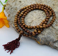 Natural Buffalo Bone 108 Beads Prayer Mala - DharmaObjects