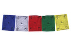 Tibetan Buddhist Prayer Flags Indoor Outdoor Wind Horse Prayer Flags - Pack of 25 Flags - DharmaObjects