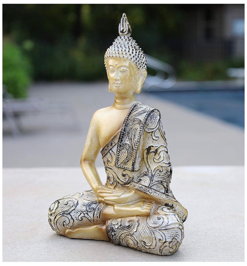 Meditation Buddha Statue for Home 8 Inches Tall - DharmaObjects