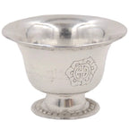 Tibetan Buddhist Silver Butter Lamp Tea Light Burner Smal - DharmaObjects